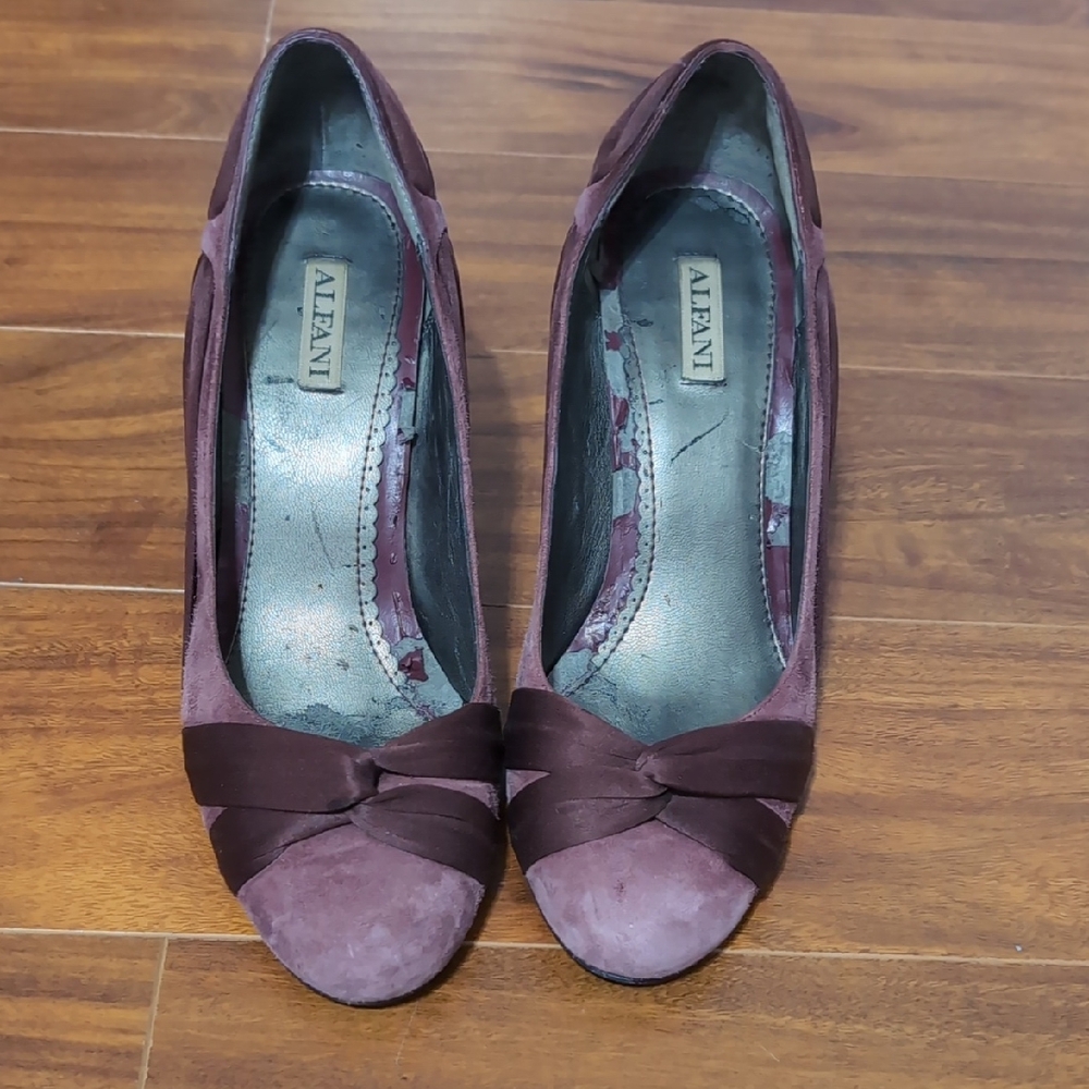 Alfani Women's Burgundy Heels